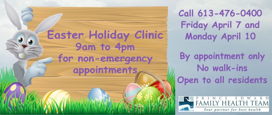 Easter Weekend Holiday Clinic
