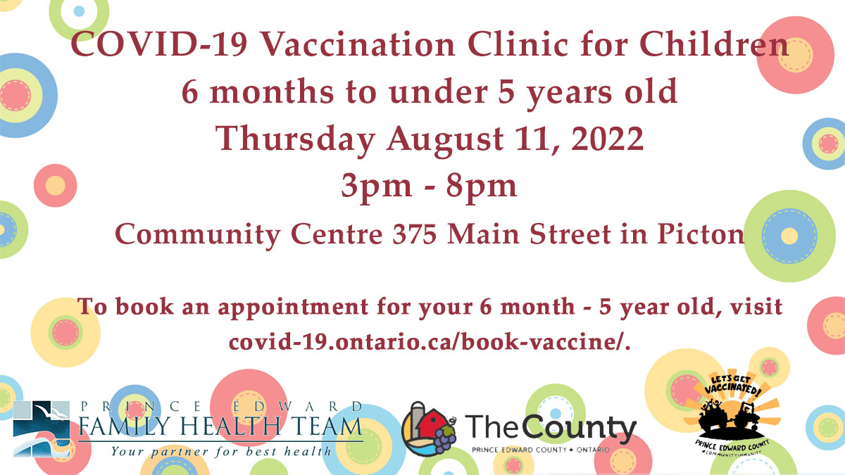 hildrens Summer COVID 19 Vaccination Clinic
